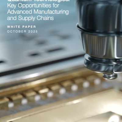 Quantum technologies vital solution for the manufacturing sector, says new WEF report
